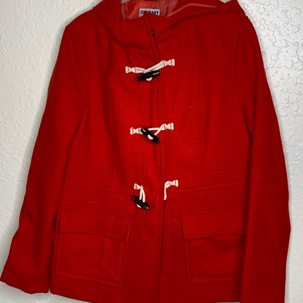 Red Old Navy Coat